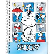 CADERNO UNIV CAPA DURA 1X1 80FLS - 396052 - SNOOPY - UN - TILIBRA