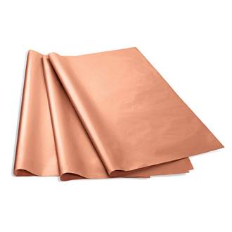 PAPEL SEDA METALIZADO - 48X60M - COBRE - PCT 20 - RIDET