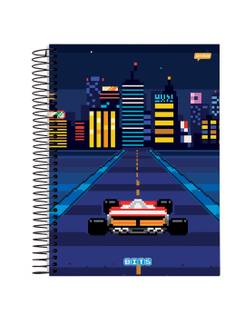 CADERNO UNIV CAPA DURA 15X1 240FLS - BITS - PCT 2 - JANDAIA