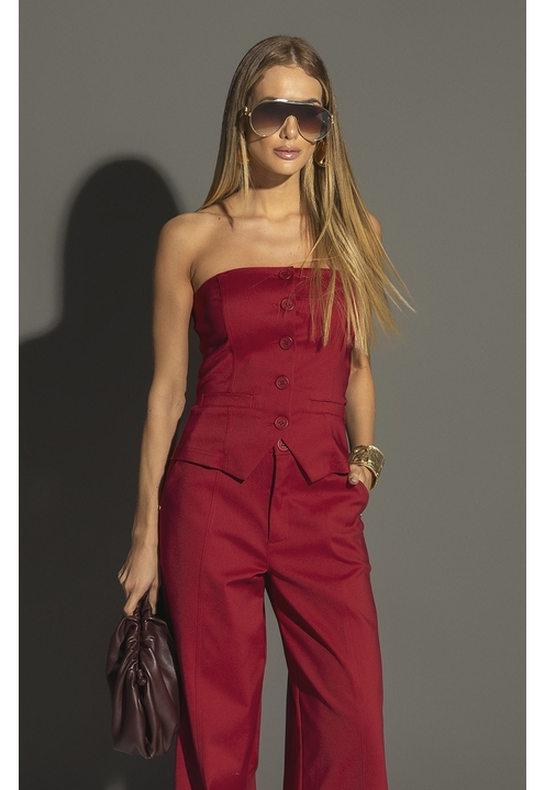 Blusa Grace Vinho