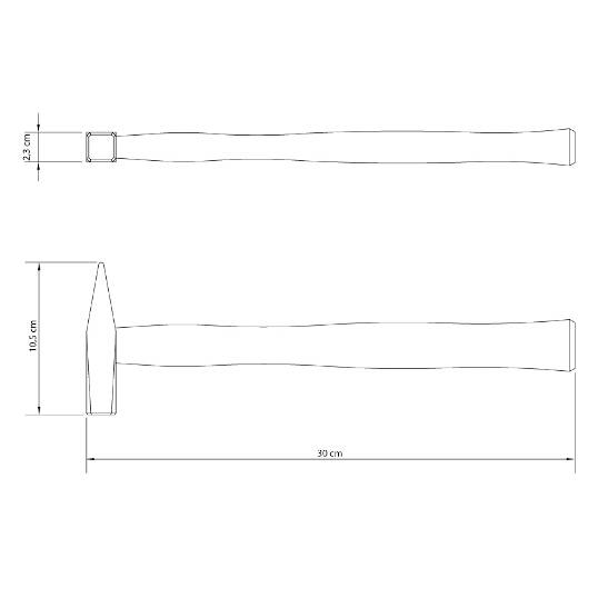 MARTELO TRAMONTINA PENA 300G