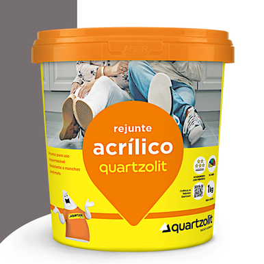REJUNTE ACRÍLICO QUARTZOLIT PRETO GRAFITE 1.0KG