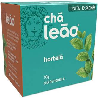 CHA HORTELA C/10 10G - UN - LEAO