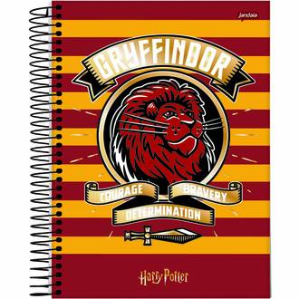 CADERNO UNIV CAPA DURA 10X1 200FLS - HARRY POTTER - PCT 4 - JANDAIA