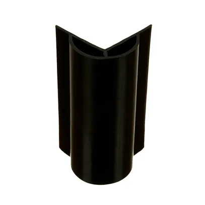 CANTONEIRA FLEX 40x40 0,75m  PRETO 911 TEC