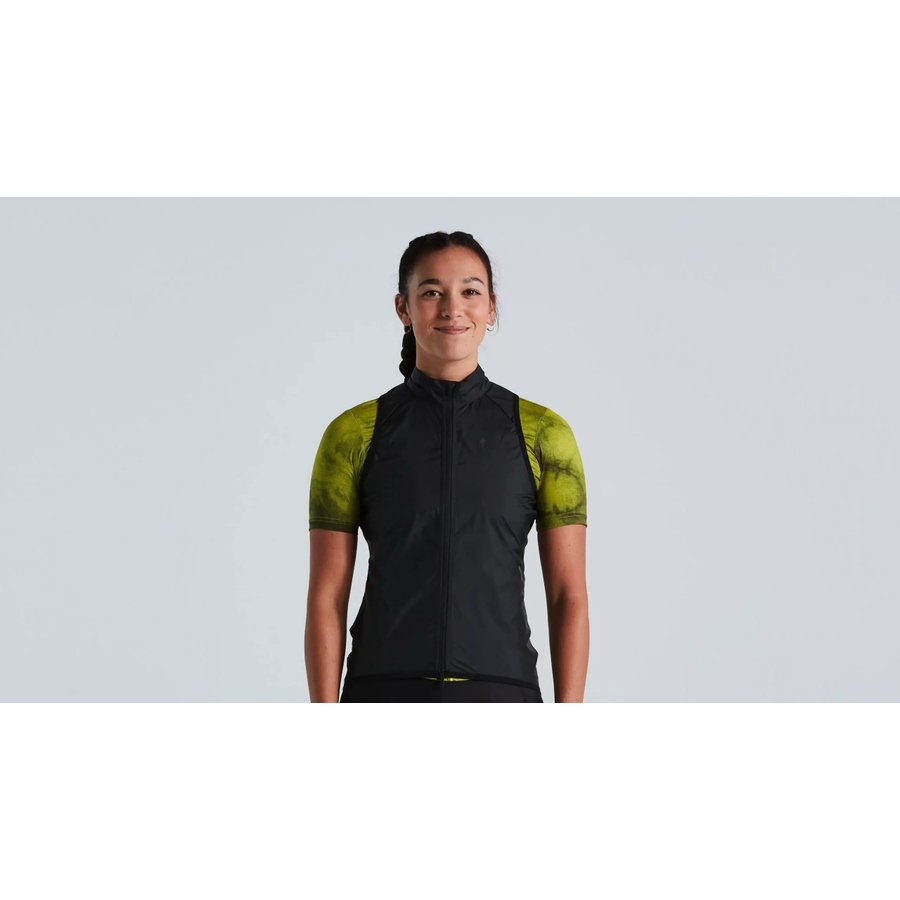 Colete Corta Vento Specialized SL Pró Feminino Preto