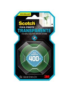 FIXA FORTE TRANSPARENTE AMBIENTE INTERNO  12X2 - UN - 3M