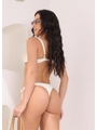 BIQUÍNI ARO INTEIRO CROCHÊ CALCINHA DE AMARRAR OFF WHITE COLEÇÃO BÚZIOS - 2