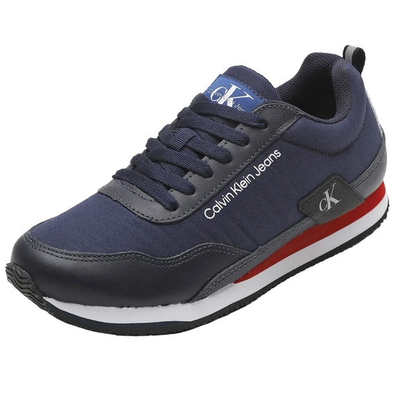 TENIS MASCULINO CALVIN KLEIN JEANS NEW JOGGER MARINHO