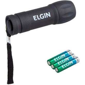 LANTERNA BOLSO C/3 PILHAS AAA 82309 - PRETO - UN - ELGIN