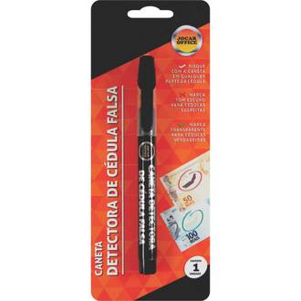 CANETA DETECTORA CEDULA FALSA 96059 - UN - LEO E LEO