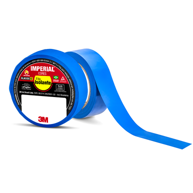 FITA ISOLANTE IMPERIAL AZUL 18MM X 10M