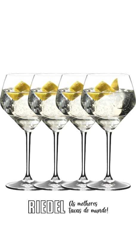 Conjunto 4 Taças Riedel Bar Gin 