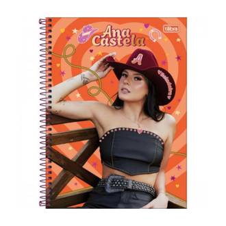 CADERNO UNIV CAPA DURA 1X1 80FLS - ANA CASTELA - UN - TILIBRA