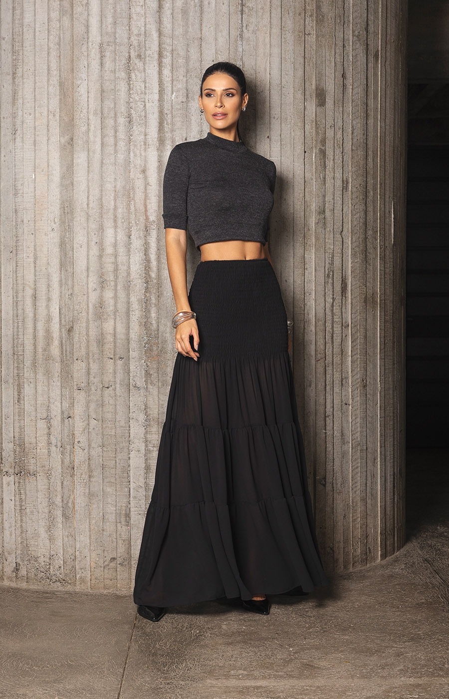 Vestido/Saia Tallulah Preta