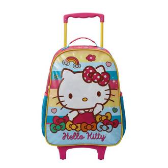 MOCHILA C/RODAS HELLO KITTY X1 16 POL - 13530 - UN - XERYU´S