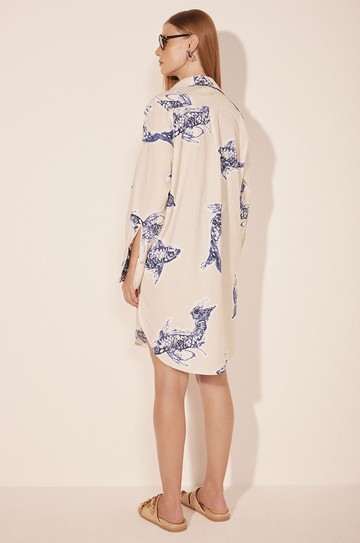 CHEMISE MIDI PEIXES hover