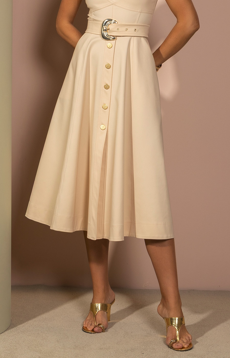 Vestido Beth Cru