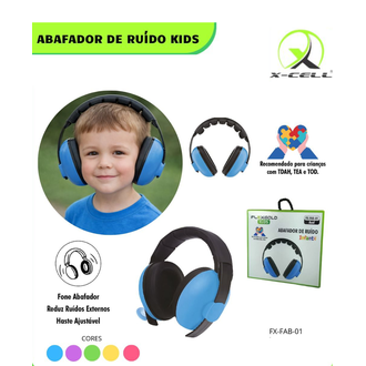 ABAFADOR DE RUIDOS KIDS FX-FAB-01 - SORTIDOS - UN - X-CELL