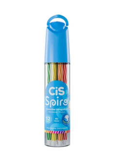 CANETA HIDROGRAFICA SPIRO C/12 CORES - UN - CIS