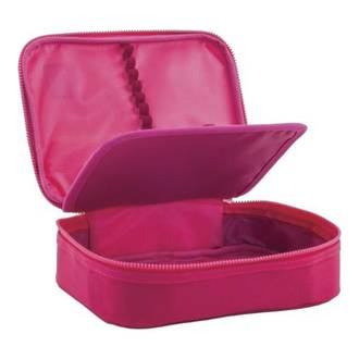 ESTOJO ESCOLAR BOX ACADEMIE  - CEREJA - UN - TILIBRA