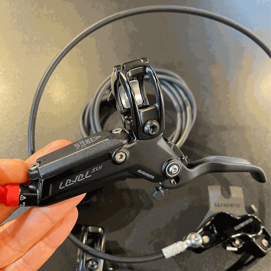Par de Freio a Disco Sram Original Hidráulico Level Silver 4 Pistões