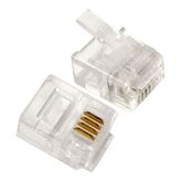 CONECTOR RJ 11TEL 4 VIAS CART (10) MISTER