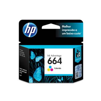 CARTUCHO DE TINTA 664 COLORIDO F6V28AB - UN - HP