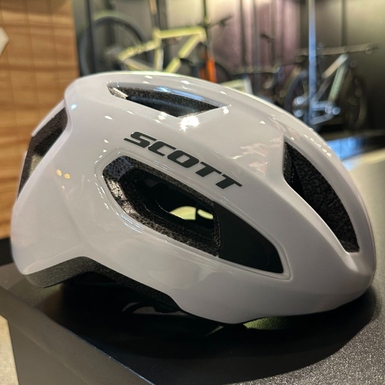 Capacete Scott Supra Branco Brilhante