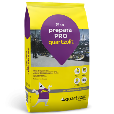 ARGAMASSA PREPARA PRÓ CINZA 10 KG QUARTZOLIT