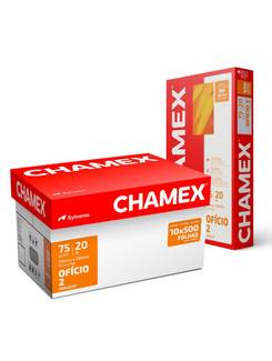 PAPEL CHAMEX 75G 500FLS - OFICIO 2 - CX 10 - CHAMEX