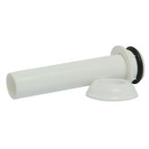 TUBO LIGACAO WC BRANCO C/ESPUDE 19cm ALUMASA