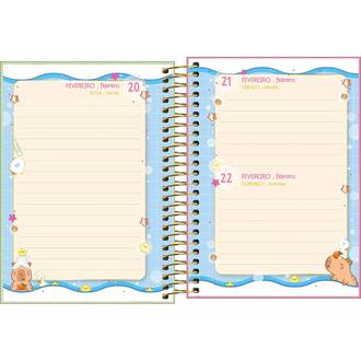 AGENDA ESPIRAL CAPYCLUB M3 - DIARIA - 393843 - UN - TILIBRA