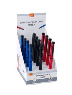 CANETA ESFER METALICA ONYX 1.0 MM - CA0705 - DPL 12 - BRW
