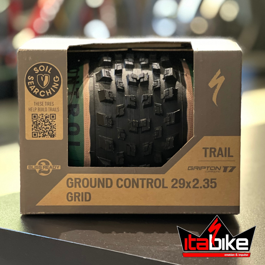 Pneu MTB Specialized Ground Control Grid Tubeless T7 Faixa Bege