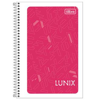 CADERNETA ESPIRAL CAPA DURA 80FLS - LUNIX - UN - TILIBRA
