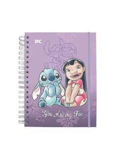 CADERNO COLEGIAL SMART 10X1 80FLS - 5376 - STITCH - UN - DAC
