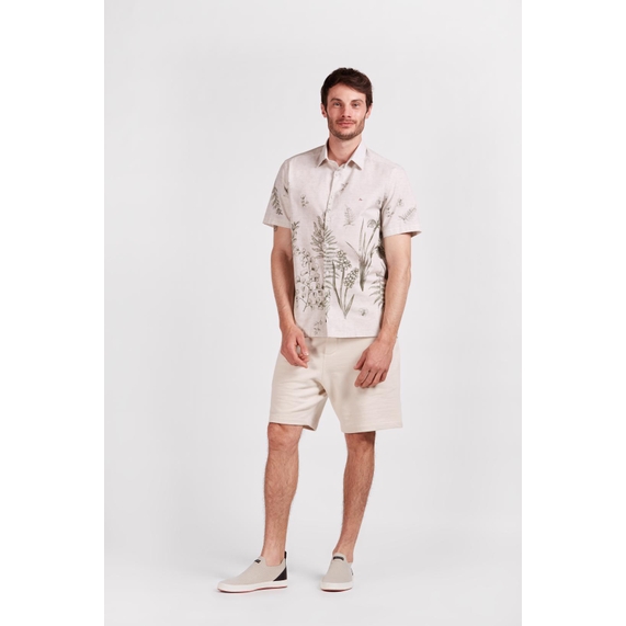 CAMISA ARAMIS MASCULINA ESTAMPADA CRU