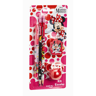 KIT ESCOLAR MINNIE 5 PCS 22330 - UN - MOLIN
