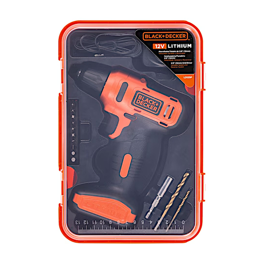 FURADEIRA E PARAFUSADEIRA BLACK+DECKER 12V 3/8''