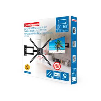 SUPORTE P/ TV ARTICULADO 10" A 60" - BRA4.0 - UN - BRASFORMA