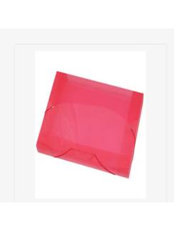 PASTA ELASTICO PLASTICA 4CM OFICIO - 1024 - VERMELHO - PCT 10 - ACP