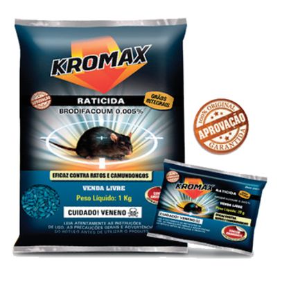 RATICIDA SEMENTE GIRASSOL KROMAX 1KG C/50 SACHES