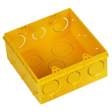 CAIXA DE LUZ AMARELA AMANCO 4 X 4
