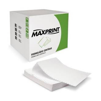 FORMULARIO CONTINUO 80COL  - 2VIAS RAZ - UN - MAXPRINT
