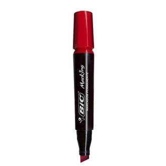 MARCADOR PINCEL PERMANENTE MARKING - VERMELHO - UN - BIC