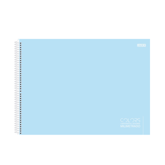 CADERNO DESENHO CAPA DURA 60FLS - ESPIRAL - COLORS - PCT 5 - ANIMATIVA