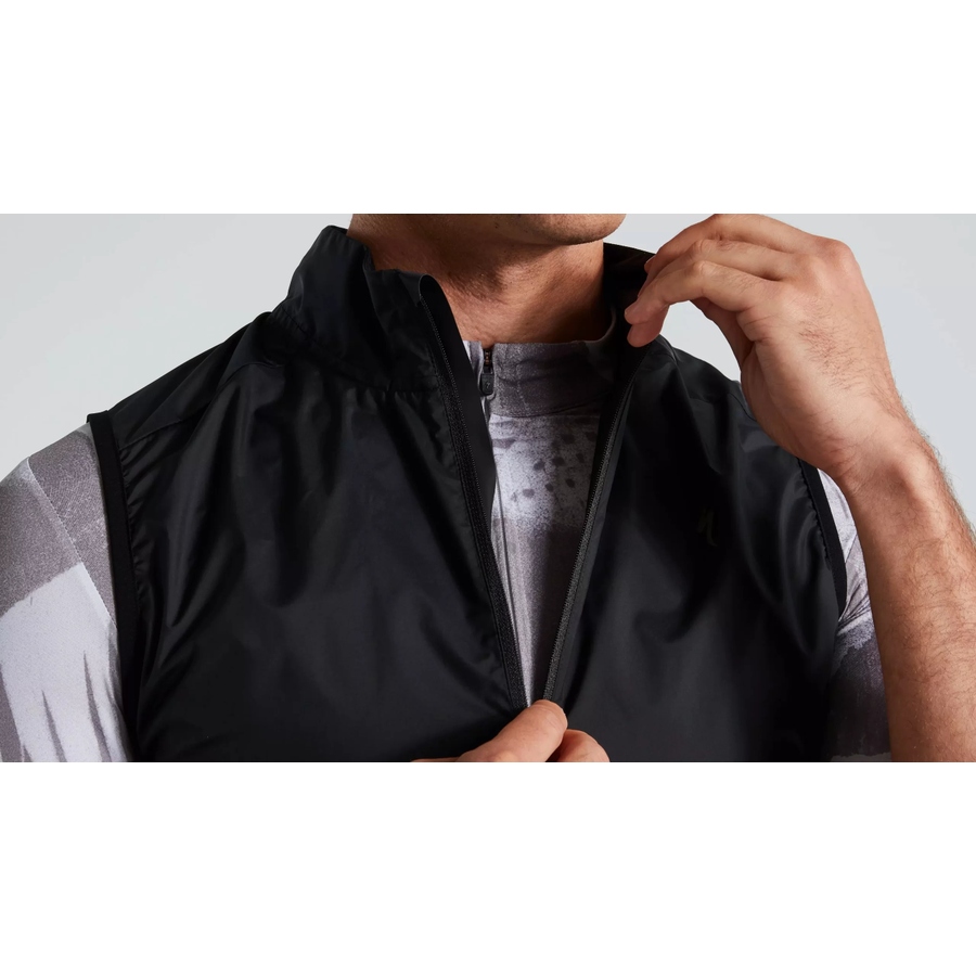 Colete Corta Vento Specialized SL Pró Masculino Preto