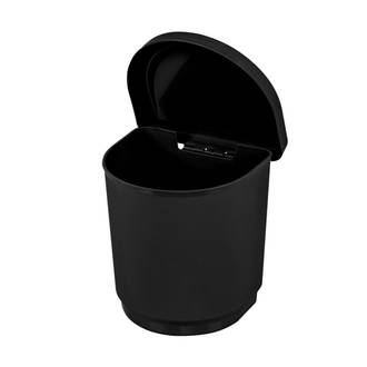 LIXEIRA PLASTICA P/PIA FLIP 2,5L - SR2203/20 - PRETO - UN - SANREMO