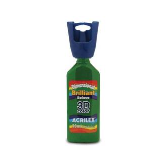 TINTA DIMENSIONAL BRILLIA 35ML 12112  - VERDE MUSGO - CX 06 - ACRILEX